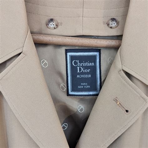 christian dior trench coat monsieur.